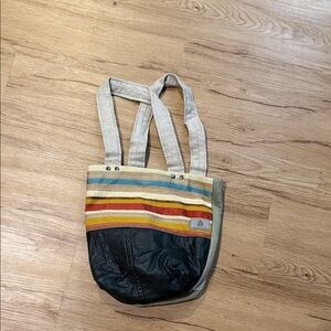 Striped Multicolor Tote Bag
